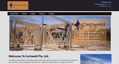 Desktop Screenshot of certweld.com