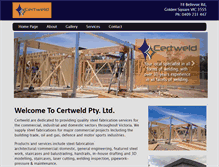 Tablet Screenshot of certweld.com